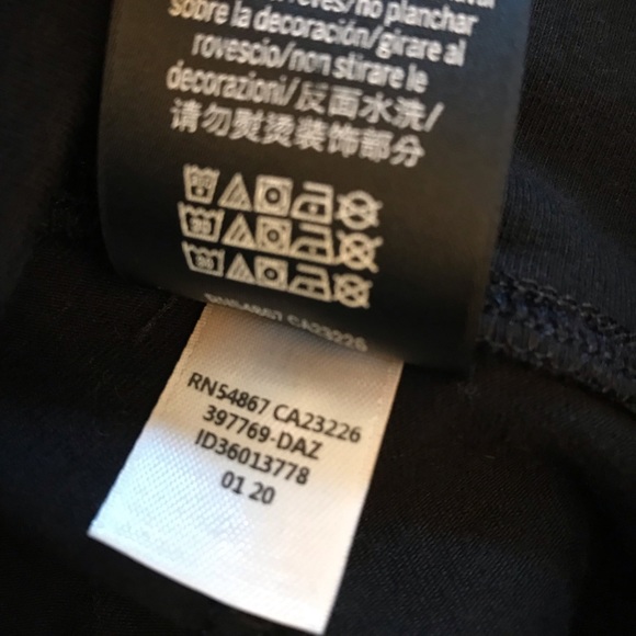 PINK Victorias Secret High Waist Yoga Leggings Size Medium Black Rainbow Logo - Picture 9 of 10